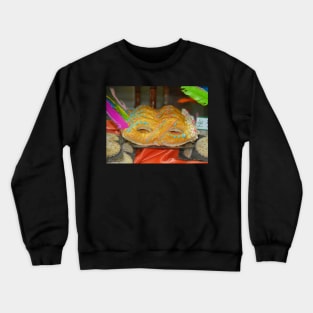 Edible Carnival Masks Crewneck Sweatshirt